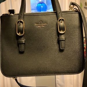 Kate Spade Connie Triple Gussett Purse - BLACK